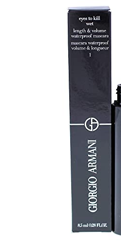 GIORGIO ARMANI Eyes To Kill Waterproof Mascara, 1 Black for Women, 0.28 Oz