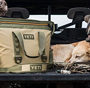 YETI Hopper Two 30 Portable Cooler, Field Tan / Blaze Orange