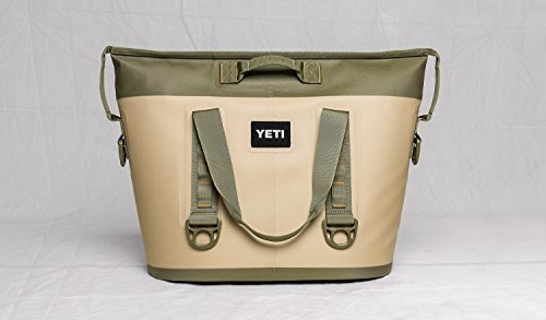 YETI Hopper Two 30 Portable Cooler, Field Tan / Blaze Orange