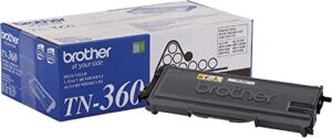 brother tn360 – high yield – black – original – toner cartridge – for dcp 7030, 7040, hl-2140, 2170w, mfc 7340, 7345n, 7440n, 7840w