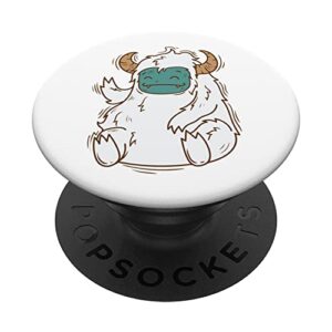 yeti waves and rejoices snowman popsockets swappable popgrip