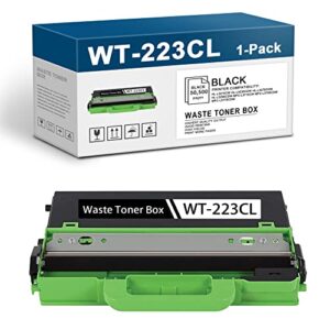 (1 pack, black) compatible wt-223cl waste toner box replacement for brother wt223cl hl-l3210cw l3230cdw l3270cdw l3290cdw mfc-l3710cw l3750cdw l3770cdw printer, by sold argink