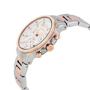 AX ARMANI EXCHANGE Women's Stainless Steel Watch, Color: Two-Tone Rose/Silver (Model: AX4331)