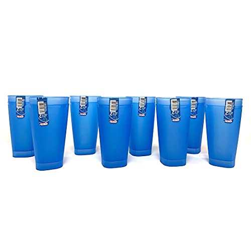 New 809353 Sterilite Tumblers 2Pc 32Oz Blue (8-Pack) Cheap Wholesale Discount Bulk Plasticware