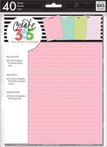 me & my big ideas happy planner fill paper, multicolor