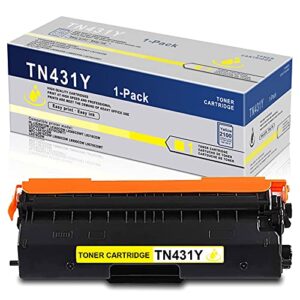 vit 1 pack tn431 tn-431 tn431y tn-431y yellow high yield compatible toner cartridge replacement for brother hl-l8260cdw l8360cdw l8360cdwt l9310cdw l9310cdwt l9310cdwtt printer