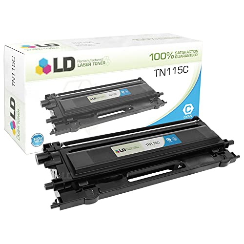 LD Remanufactured Toner Cartridge Replacement for Brother TN115C High Yield (Cyan)