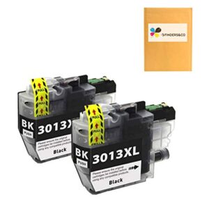 lc3013bk lc3013 xl black ink cartridge replacement for brother lc 3013 lc3011 lc-3013 xl ink compatible with brother mfc-j491dw mfc-j497dw mfc-j690dw mfc-j895dw printer (lc3013-2bk)