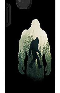 iPhone 11 Sasquatch Yeti Figure Nature Double Exposure Bigfoot Case