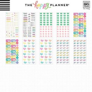 ME & MY BIG IDEAS Happy Planner STCKRS, Brights, 3888/Pkg