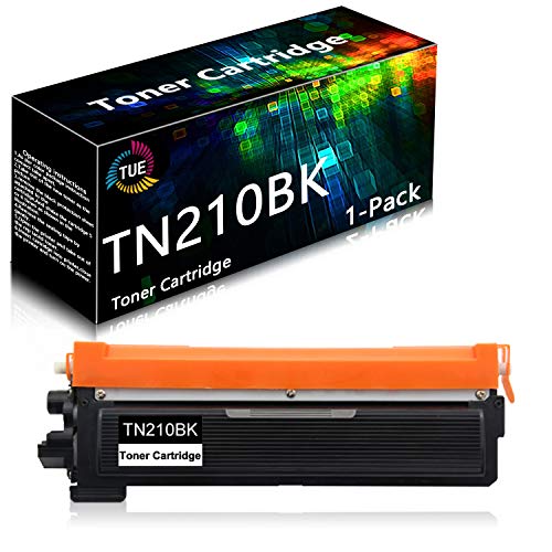 TN210 TN-210 Black 1 Pack Compatible Toner Cartridge Replacement for Brother HL-8070 8370 3040CN 3045CN 3070CW 3075CW MFC-9010CN 9120CN 9125CN 9320CN 9320CW 9325CW DCP-9010CN Printer, Sold by TueInk