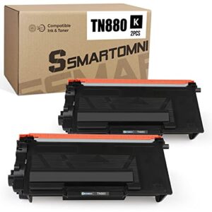 s smartomni compatible tn880 tn-880 toner cartridge replacement for brother 880 tn880 for brother hl-l6200dw hl-l6250dw hl-l6300dw hl-l6400dwt mfc-l6700dw mfc-l6800dw mfc-l6900dw printer 2 pack