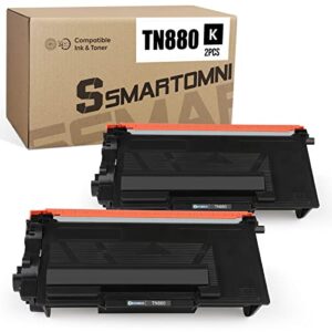 S SMARTOMNI Compatible TN880 TN-880 Toner Cartridge Replacement for Brother 880 TN880 for Brother HL-L6200DW HL-L6250DW HL-L6300DW HL-L6400DWT MFC-L6700DW MFC-L6800DW MFC-L6900DW Printer 2 Pack