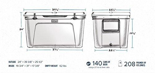 YETI Tundra 210 Cooler, White