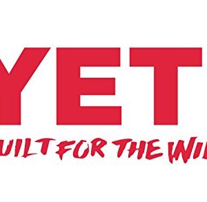 YETI Built for The Wild Window Decal Red