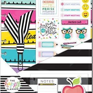 Me & My Big Ideas Happy Planner Medium Accessories 121/Pkg-Teacher, Multi