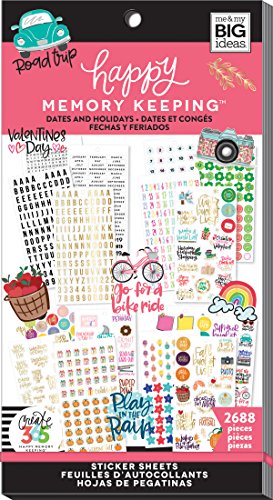 Me & My Big Ideas Happy Memory Keeping Sticker Value Pack, Botanicals