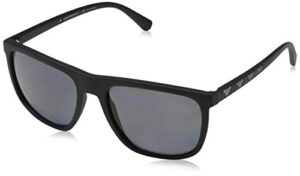 emporio armani sunglasses black frame, grey-black lenses, 57mm