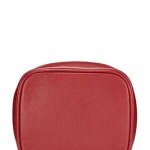 CHANEL, Pre-Loved Red Caviar Timeless Vanity, Red