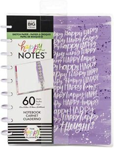 me & my big ideas planner medium notebook w/60 sheets-think happy, sketch