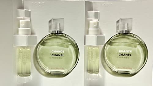 Set of 2 - Chance Eau Fraiche By Chanel for Women, Eau De Toilette Spray 0.05 Sampler