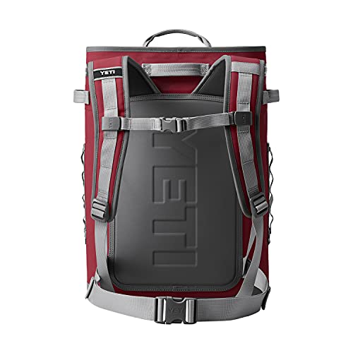 YETI Hopper Backflip 24 Soft Sided Cooler/Backpack, Harvest Red