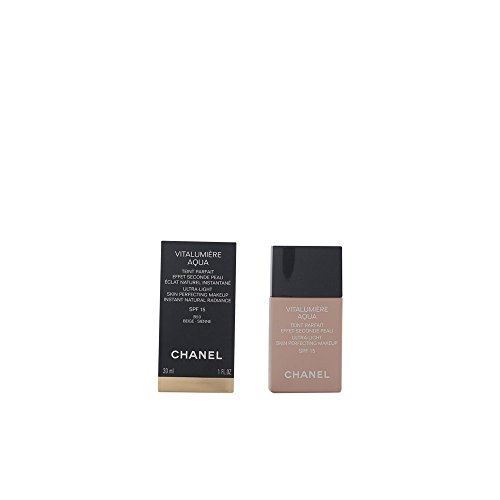 Chanel Vitalumiere Aqua Ultra Light Skin Perfecting Make Up SFP 15 - # BA40 Beige Ambre 1 oz. SPF Makeup Women