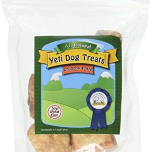 Yeti Crunchy Puffs Natural Yak Cheese Dog Treats, 3.5 Oz