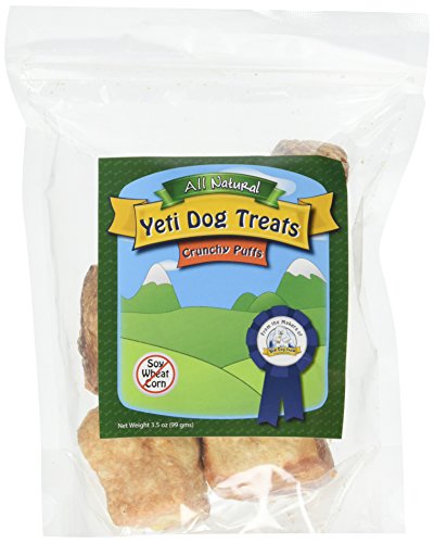 Yeti Crunchy Puffs Natural Yak Cheese Dog Treats, 3.5 Oz