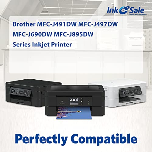 INK E-SALE Compatible LC3013 LC3011 Ink Cartridge Replacement for Brother 3013 LC 3011 Ink Cartridge (10-Pack Combo) for use with Brother MFC-J491DW MFC-J497DW MFC-J690DW MFC-J895DW Printer