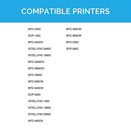 LD Compatible Ink Cartridge Replacement for Brother LC51C (Cyan)