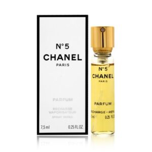 chanel no. 5 by chanel for women 0.25 oz parfum classic spray refill