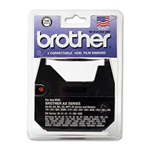 Brother 1230 Ribbon Cartridge for Ax Series, Black, 2/Pk - in Retail Packaging