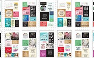 Me & My Big Ideas Pocket Pages Stickers 6 Sheets/Pkg-Love Yourself (3 pack)