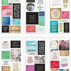 Me & My Big Ideas Pocket Pages Stickers 6 Sheets/Pkg-Love Yourself (3 pack)