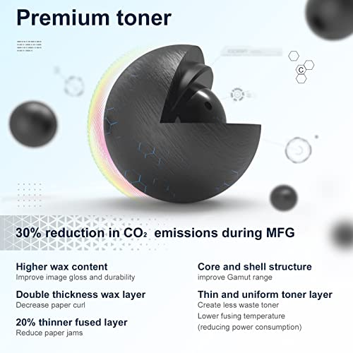 TN360 TESEN Compatible Toner Cartridge Replacement for Brother TN330 TN360 TN-330 TN-360 High Yield for Brother DCP-7040 DCP-7030 MFC-7840W MFC-7440N MFC-7345N MFC-7340 HL-2170W HL-2140 2 Packs