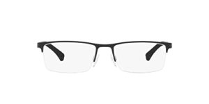 armani ea1041 eyeglass frames 3094-53 – black rubber ea1041-3094-53