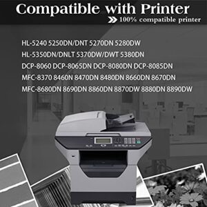 1-Pack Black DR620 DR-620 Drum Compatible Drum Unit Replacement for Brother HL-5240 HL-5250DNT HL-5270DN HL-5250DN HL-5350DN MFC-8370 MFC-8460N MFC-8670DN DCP-8060 DCP-8065DN Drum Unit Printer