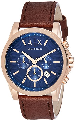 Armani Exchange Men's AX2508 Brown Leather Watch