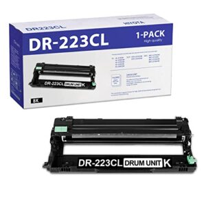 hiyota dr223cl dr 223cl black drum unit compatible replacement for brother dr-223cl mfc-l3770cdw l3750cdw hl-3210cw 3230cdw 3270cdw dcp-l3510cdw series printer (dr223cl 1pk) – toner not include