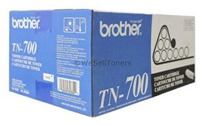 original brother tn-700 (tn700) 12000 yield black toner cartridge black – retail