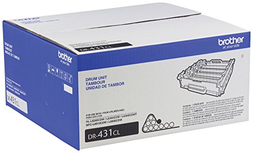 Brother Printer DR431CL Drum Unit-Retail Packaging, White