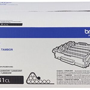 Brother Printer DR431CL Drum Unit-Retail Packaging, White