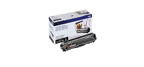 Brother Genuine Brand Name, OEM TN221BK (TN-221BK) Black Toner Cartridge (2.5K YLD) for HL-3140CW, HL-3170CDW, MFC-9130CW, MFC-9330CDW, MFC-9340CDW Printers