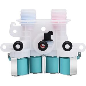 w11165546, w10599423, w11096267 water inlet valve replacement for whirlpool, maytag, kenmore washing machine, replaces 33090105, w10758828, w10839828, w11096267, ap6284346, w11165546vp
