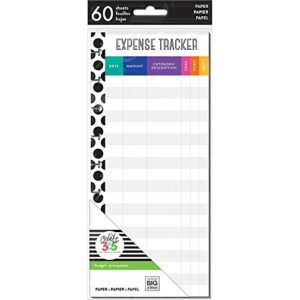 me & my BIG ideas Expense Tracker Sheets - The Happy Planner Scrapbooking Supplies - 60 Pre-Punched Double-Sided Sheets For Your Planner - Budget, List Your Bills & Purchases - Classic Size