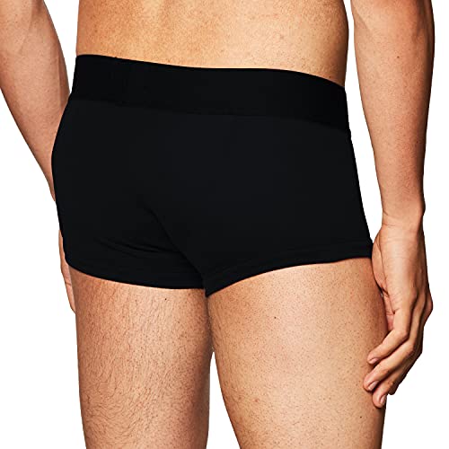 Emporio Armani Men's Cotton Stretch Trunk, Black, Medium