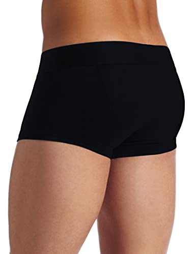 Emporio Armani Men's Cotton Stretch Trunk, Black, Medium