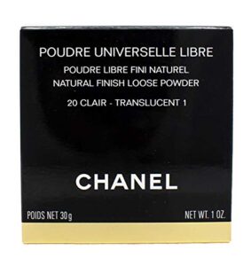 chanel poudre universelle libre natural finish loose powder 20 clair translucent 1 ounce