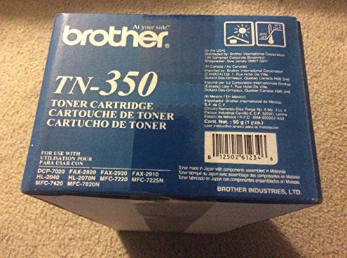 Brother TN350 OEM Toner - DCP 7020 FAX 2820 2920 HL 2040 2070N MFC 7220 7225N 7420 7820N Toner (2500 Yield) OEM